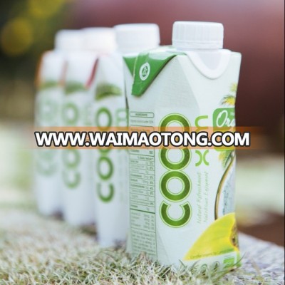 100% ORGANIC COCONUT JUICE _ TETRA PRISMA ASEPTIC _ NEVER FROM CONCENTRATE